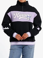 Kuromi Varsity Star Girls Quarter Zip Jacket