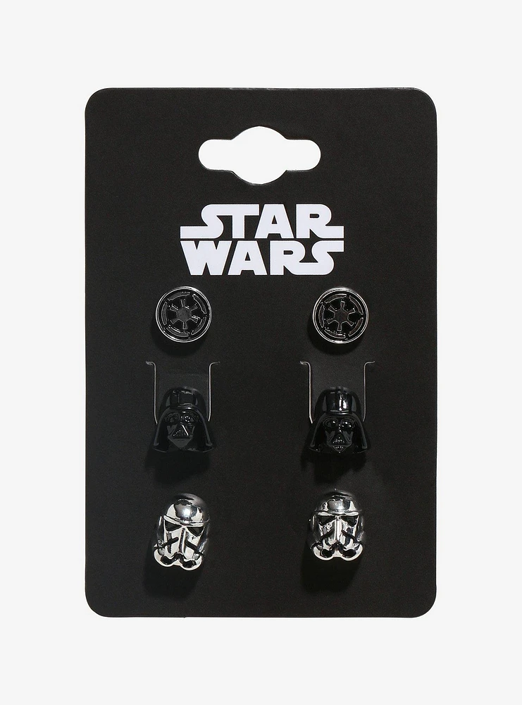 Star Wars Dark Side Stud Earring Set