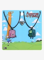 Adventure Time BMO Magnetic Best Friend Cord Necklace Set