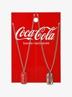 Coca-Cola Soda Cans Best Friend Necklace Set