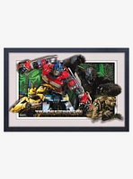 Transformers Optimus Faux Matte Under Plexiglass Framed Poster