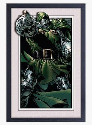 Marvel Doctor Doom Rule Faux Matte Under Plexiglass Framed Poster