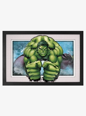 Marvel Avengers Hulk Smash Framed Poster