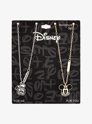 Disney Donald Duck & Mickey Mouse Bestie Necklace Set - BoxLunch Exclusive