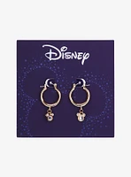 Disney Mickey Mouse Rhinestone Hoop Earrings - BoxLunch Exclusive