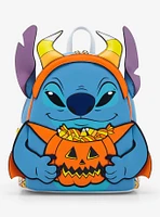 Loungefly Disney Lilo & Stitch Candy Corn Stitch Glow-in-the-Dark Mini Backpack — BoxLunch Exclusive