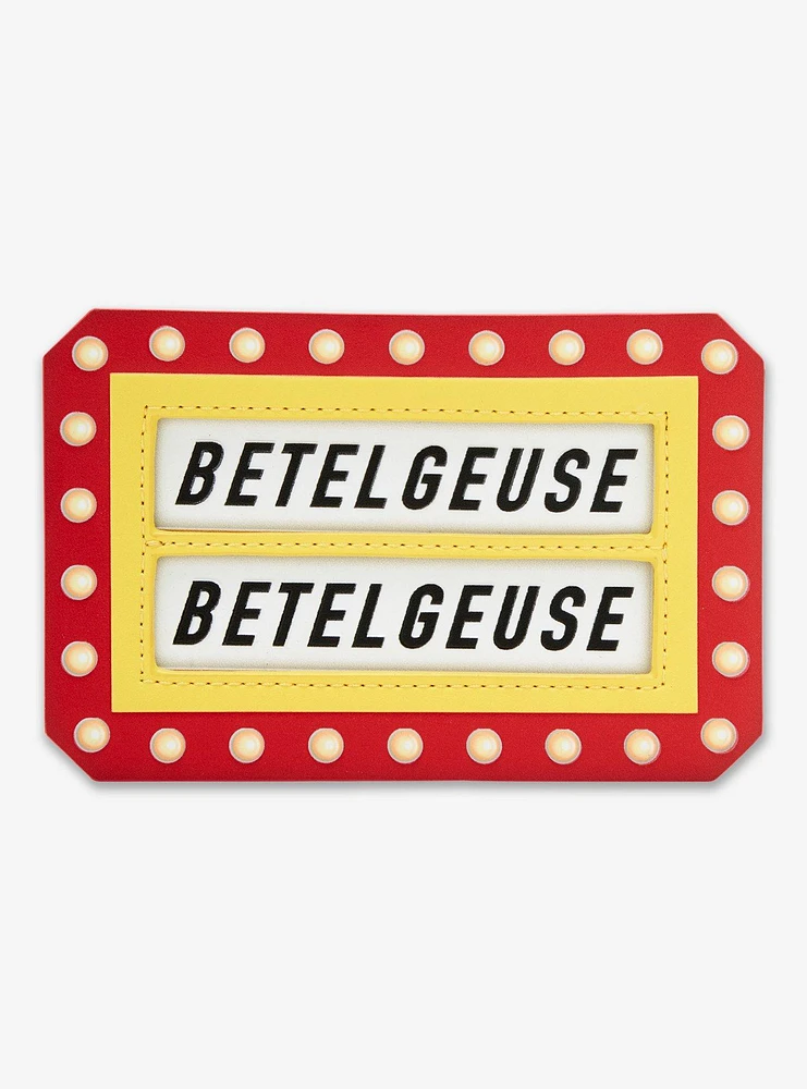 Loungefly Beetlejuice Betelgeuse Glow-in-the-Dark Cardholder