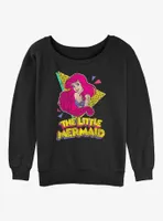 Disney The Little Mermaid 80's Womens Slouchy Sweatshirt