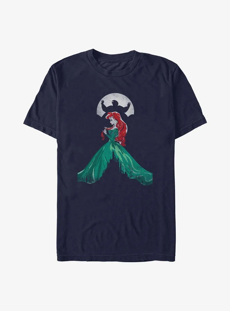 Disney The Little Mermaid Dress Silhouettes T-Shirt