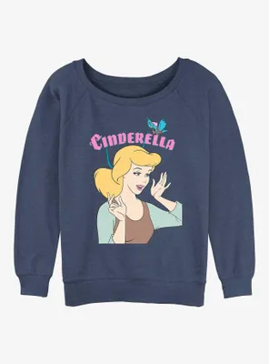 Disney Cinderella Getting Ready Womens Slouchy Sweatshirt