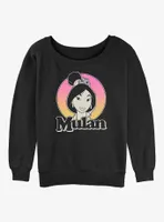 Disney Mulan Classic Womens Slouchy Sweatshirt