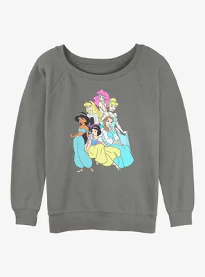 Disney Aladdin Princess Group Womens Slouchy Sweatshirt