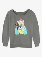 Disney Aladdin Princess Group Womens Slouchy Sweatshirt