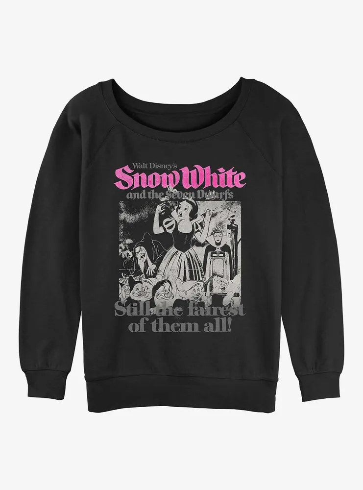 Disney Snow White and The Seven Dwarfs Still Fairest Womens Slouchy Sweatshirt