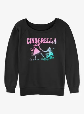 Disney Cinderella The Slipper Fits Womens Slouchy Sweatshirt