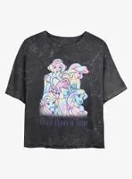 Disney Snow White and the Seven Dwarfs Dreamy Princesses Mineral Wash Womens Crop T-Shirt