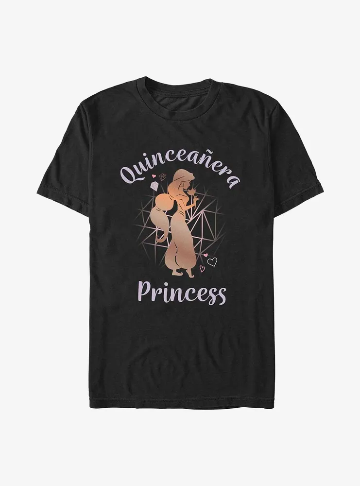 Disney Aladdin Birthday Quinceanera Princess Jasmine T-Shirt