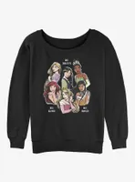 Disney Tangled Be Brave Kind Bold Womens Slouchy Sweatshirt