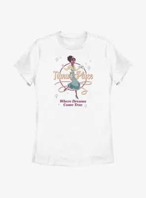 Disney the Princess and Frog Tiana's Place Where Dreams Come True Womens T-Shirt