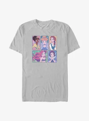 Disney Snow White and the Seven Dwarfs Anime Style Princess Panels T-Shirt