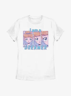 Disney Cinderella Anime Style I Am A Dreamerer Womens T-Shirt