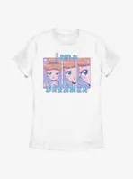 Disney Cinderella Anime Style I Am A Dreamerer Womens T-Shirt