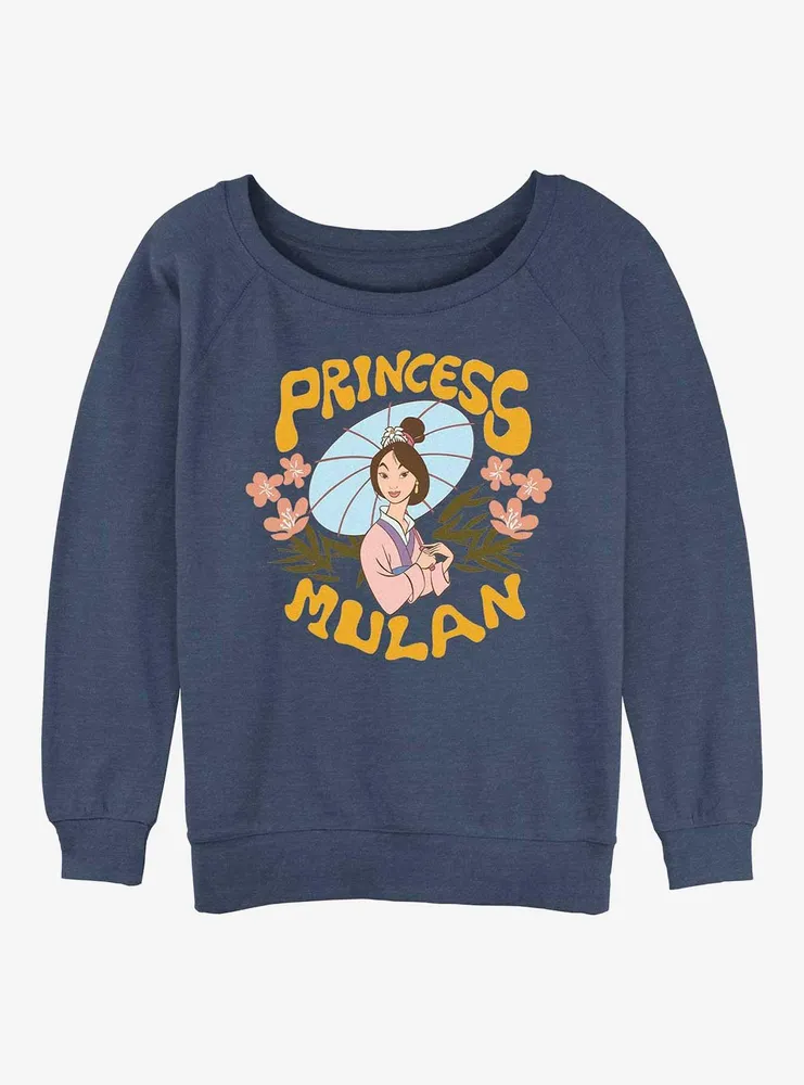 Disney Mulan Princess Womens Slouchy Sweatshirt