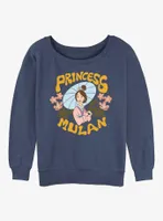 Disney Mulan Princess Womens Slouchy Sweatshirt