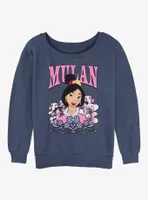 Disney Mulan Nouveau Womens Slouchy Sweatshirt