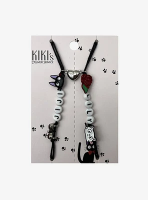 Studio Ghibli® Kiki's Delivery Service Jiji & Lily Best Friend Cord Bracelet Set