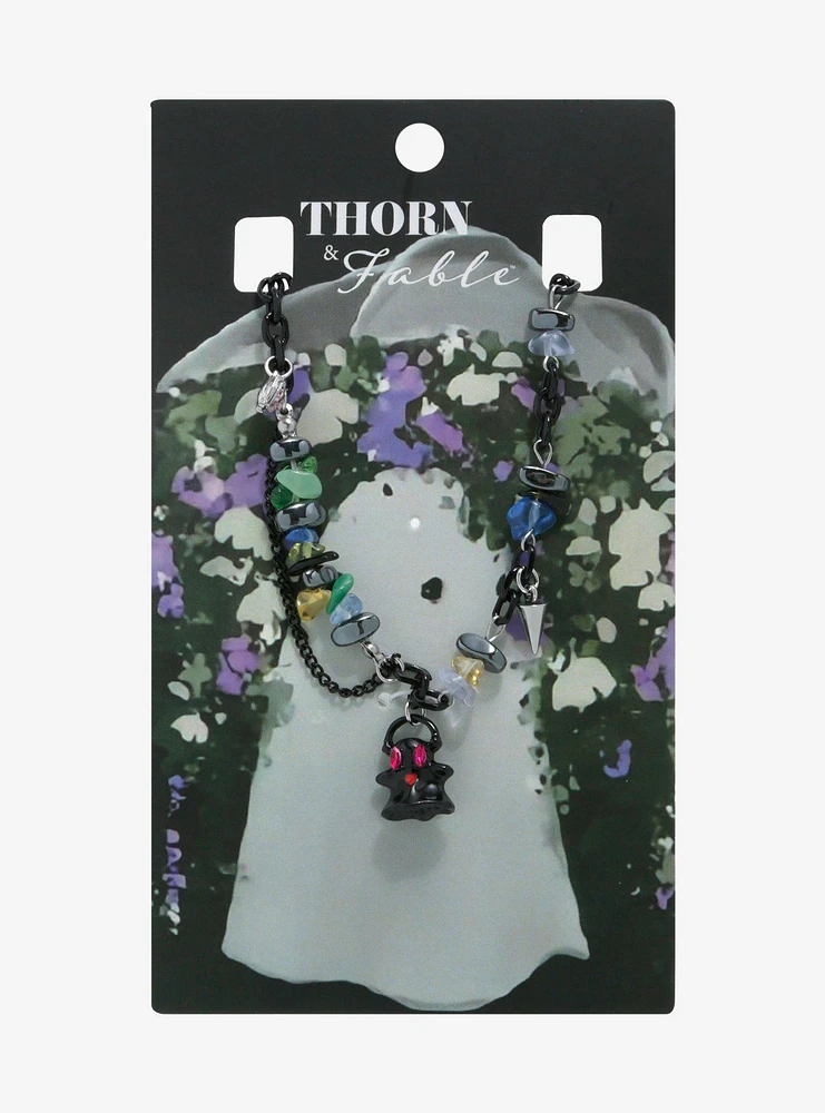 Thorn & Fable Ghost Stone Chain Necklace