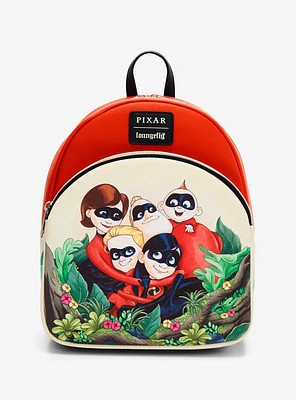 Loungefly Disney Pixar The Incredibles Family Mini Backpack