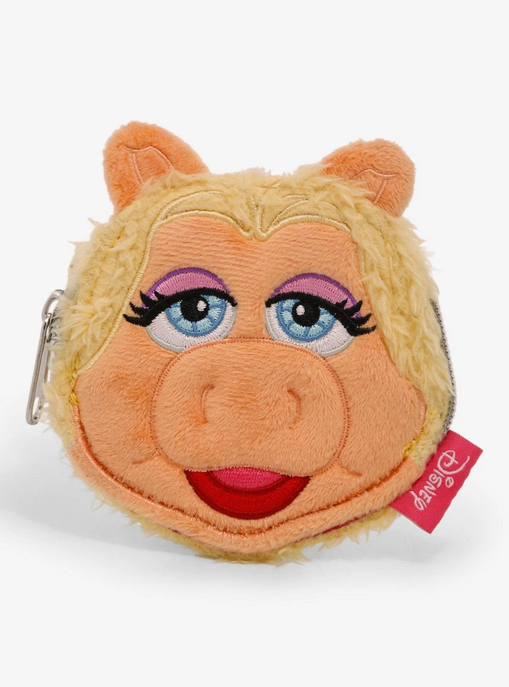 Loungefly Disney The Muppets Miss Piggy Fuzzy Mini Coin Pouch