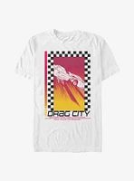 Disney Pixar Cars Drag City Race Poster T-Shirt