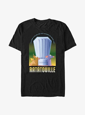 Disney Pixar Ratatouille Emile and Remy Chef Hat Poster T-Shirt