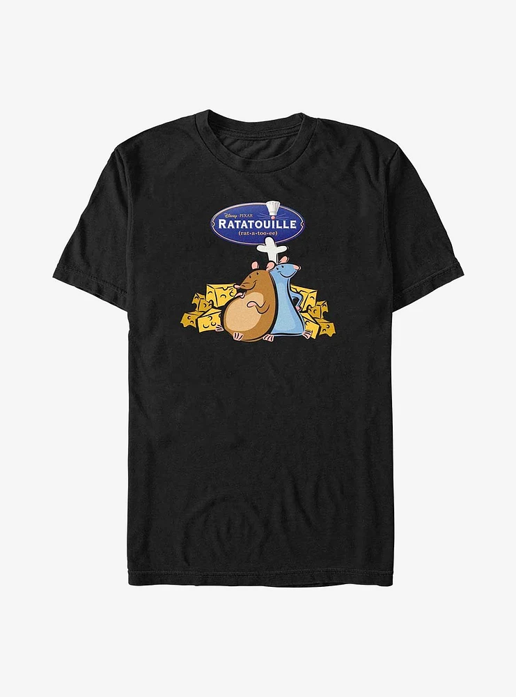 Disney Pixar Ratatouille Emile Remy Cheese T-Shirt