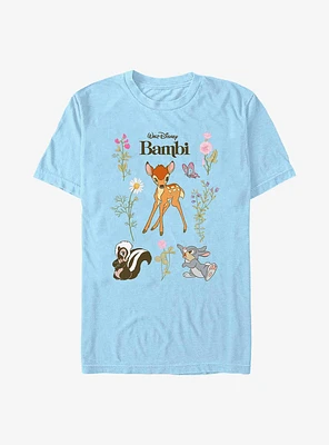 Disney Bambi Friends & Flowers T-Shirt