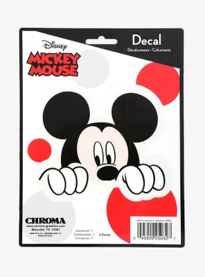 Disney Mickey Mouse Peeking Car Decal