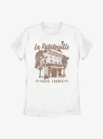 Disney Pixar Ratatouille Cafe Paris France Womens T-Shirt