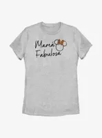 Disney Minnie Mouse Fabulosa Mama Womens T-Shirt