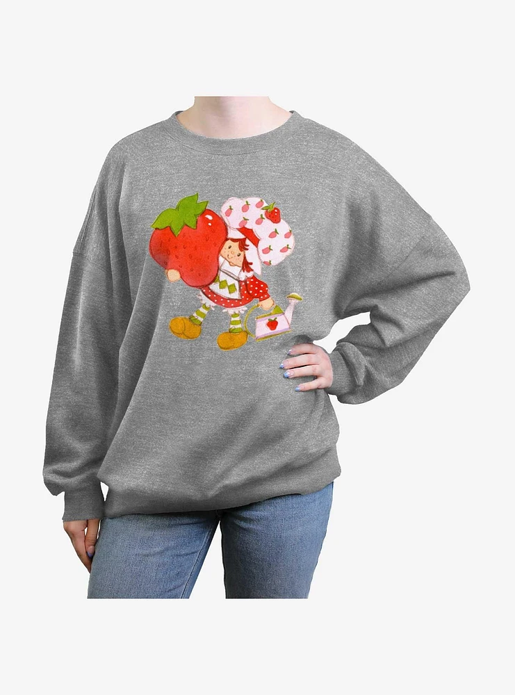 Strawberry Shortcake Berry Cute Girls Oversized Sweatshirt