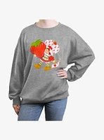 Strawberry Shortcake Berry Cute Girls Oversized Sweatshirt