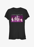 Disney Hercules Muses Living My Best Life Girls T-Shirt