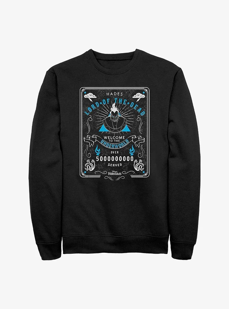 Disney Hercules Hades Lord Of The Dead Sweatshirt