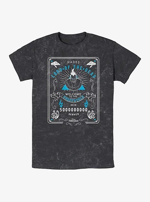 Disney Hercules Hades Lord Of The Dead Mineral Wash T-Shirt