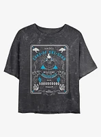 Disney Hercules Hades Lord Of The Dead Girls Mineral Wash Crop T-Shirt