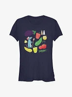 Disney Pixar Ratatouille Remy With Ingredients Girls T-Shirt