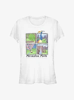 Disney Pixar Up Paradise Falls Summer Camp Girls T-Shirt