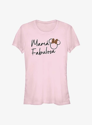 Disney Minnie Mouse Fabulosa Mama Girls T-Shirt