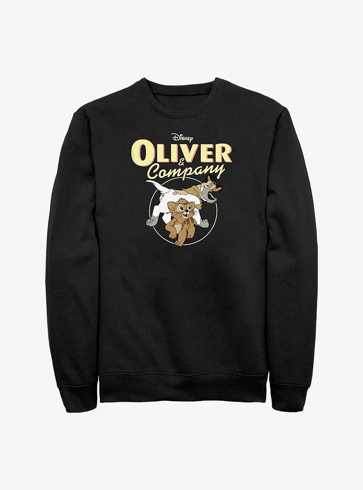 Disney Oliver & Company and Dodger Sweatshirt